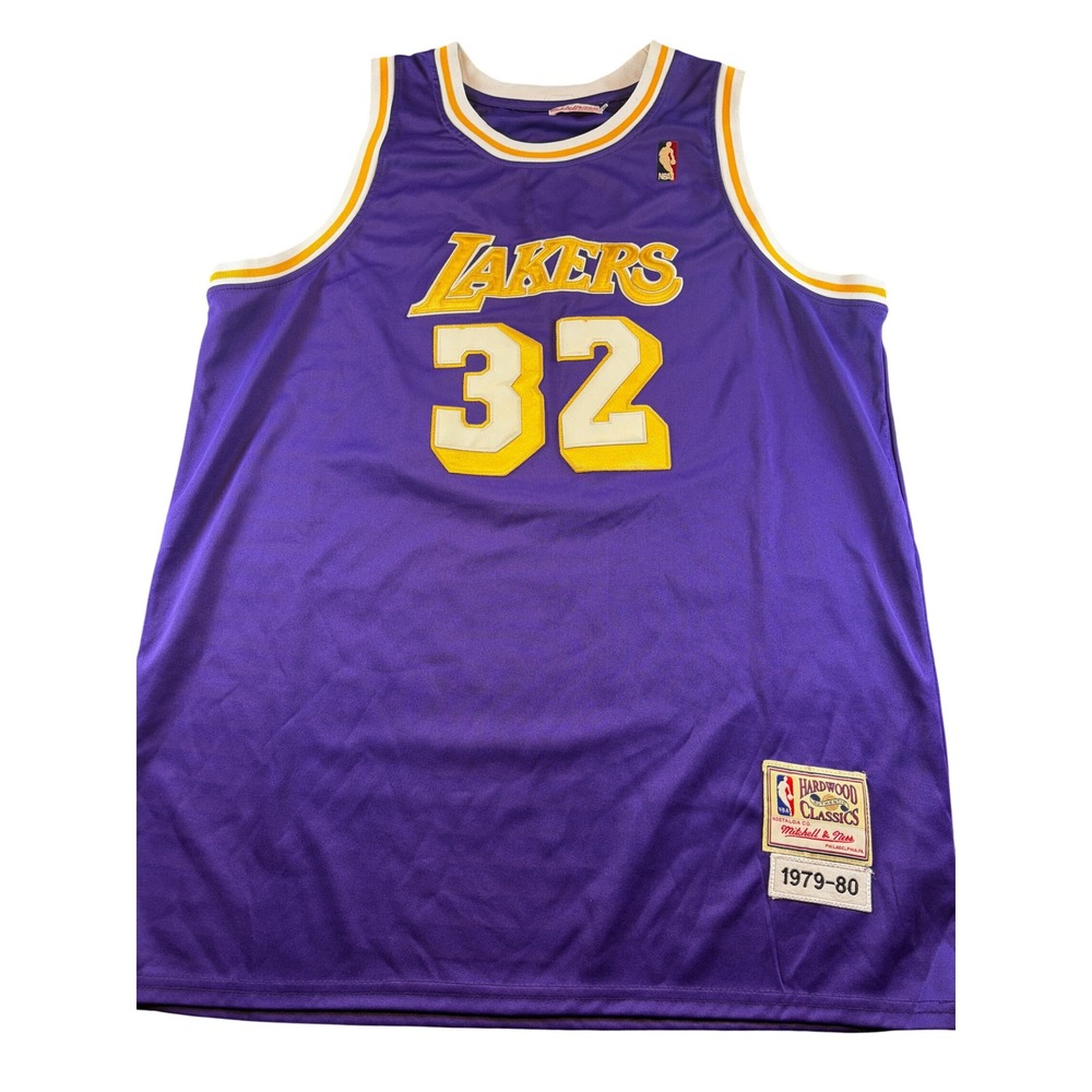 Mitchell & Ness Los Angeles Lakers Magic Johnson 1979-80 Jersey Purple 52 2XL
